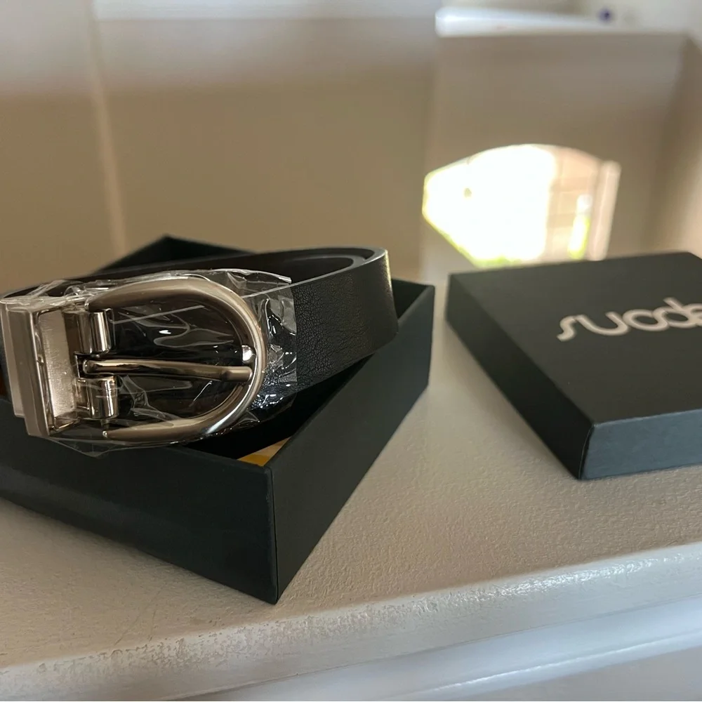 Kids Reversible Leather Belt